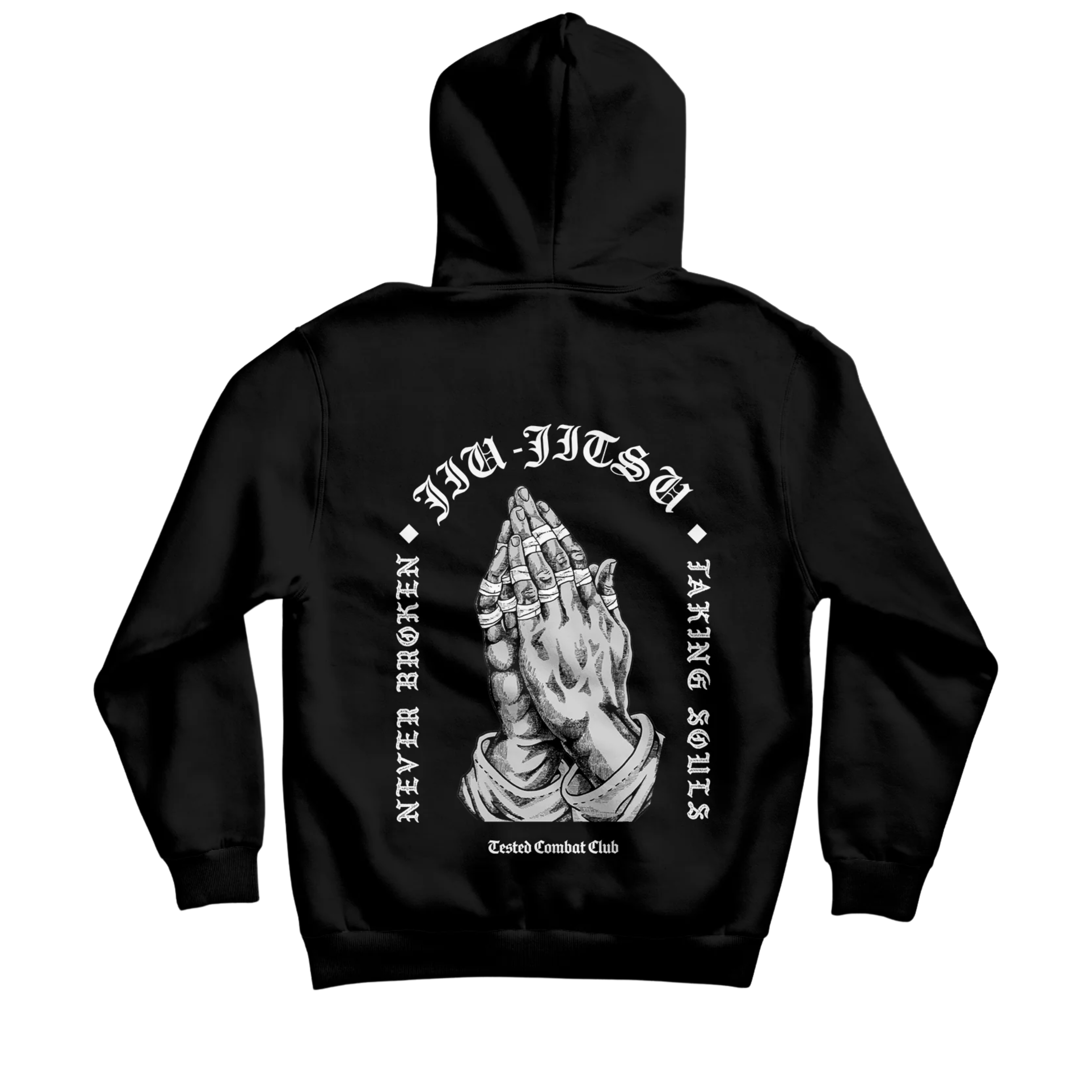 Taped Hands Hoodie - Black