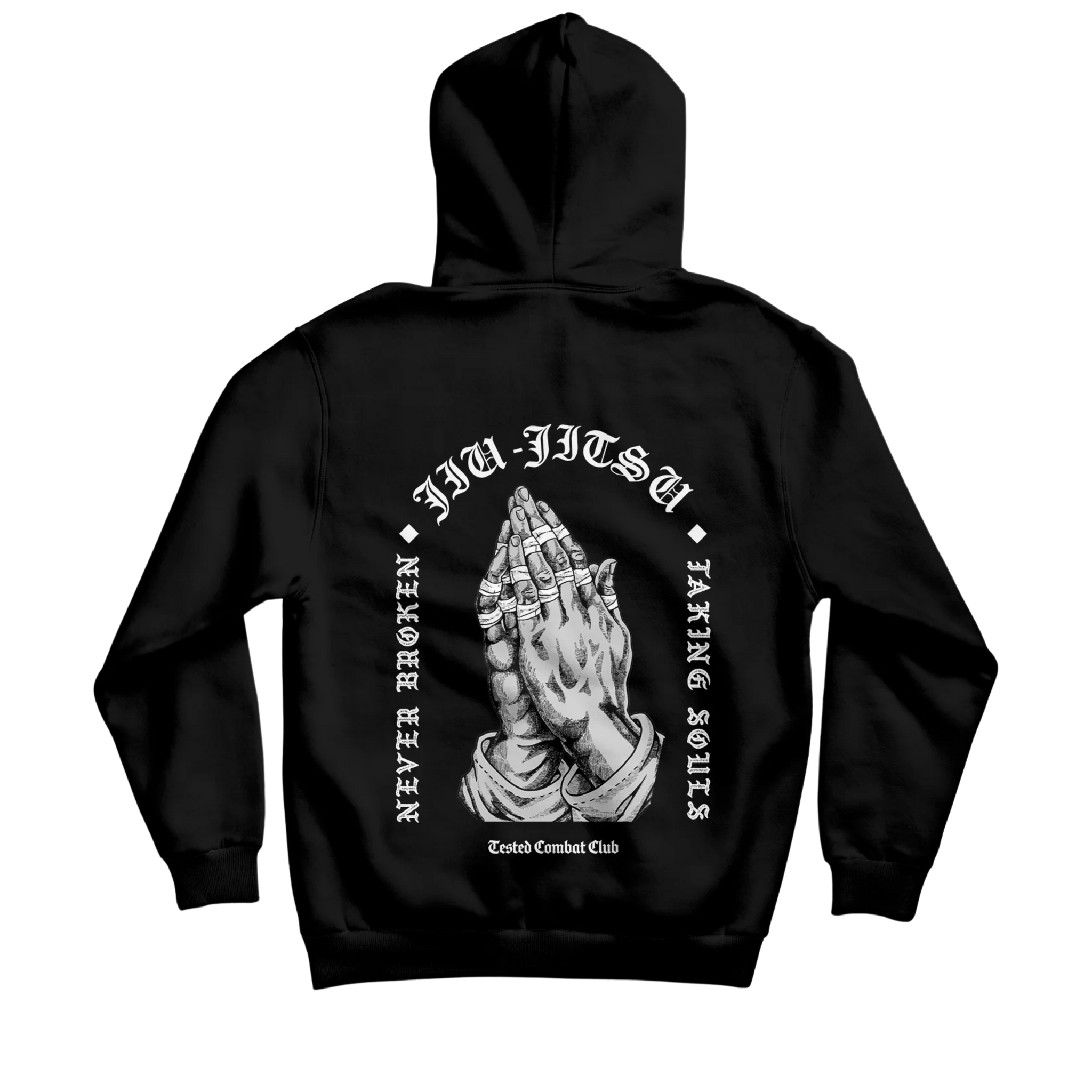 Taped Hands Hoodie - Black