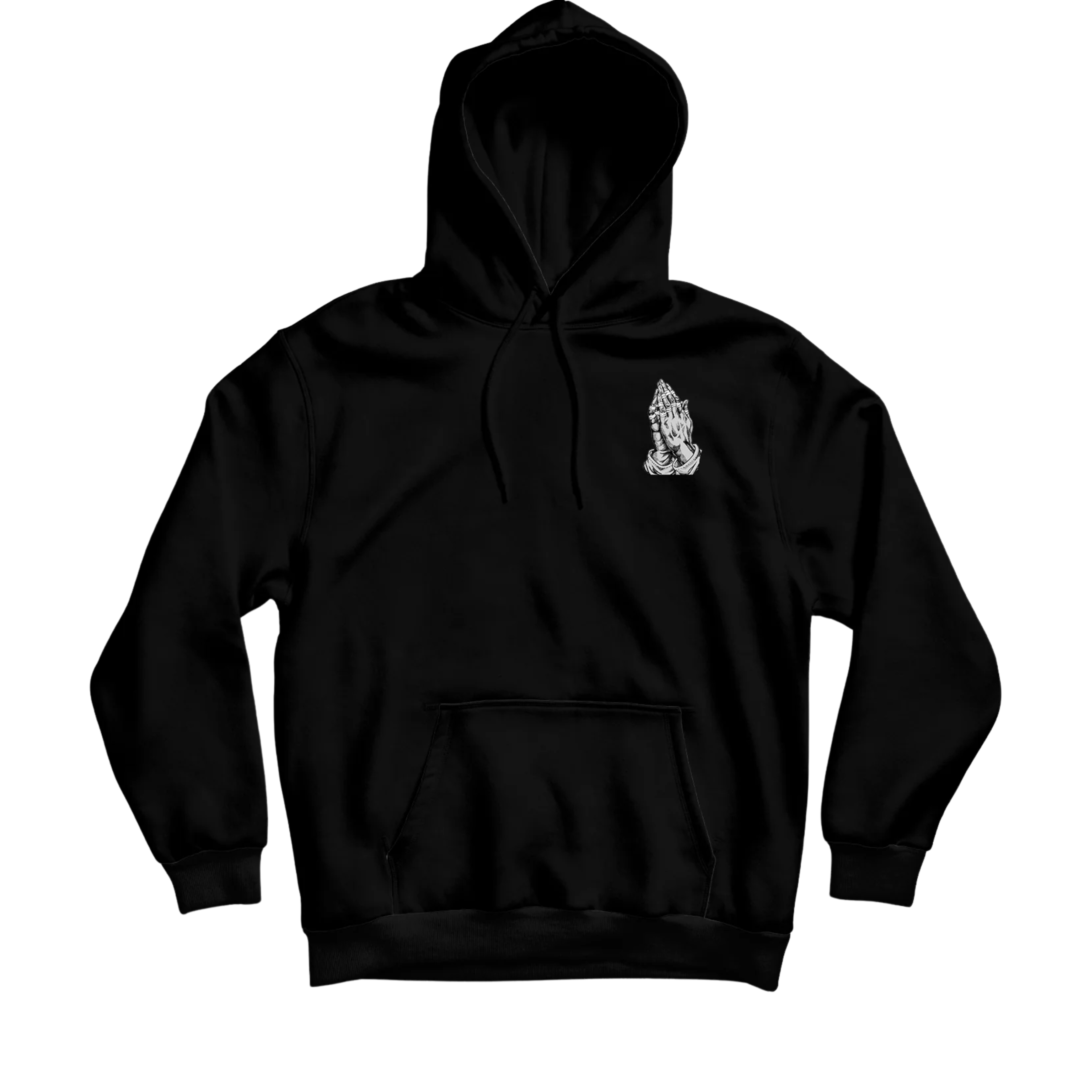 Taped Hands Hoodie - Black
