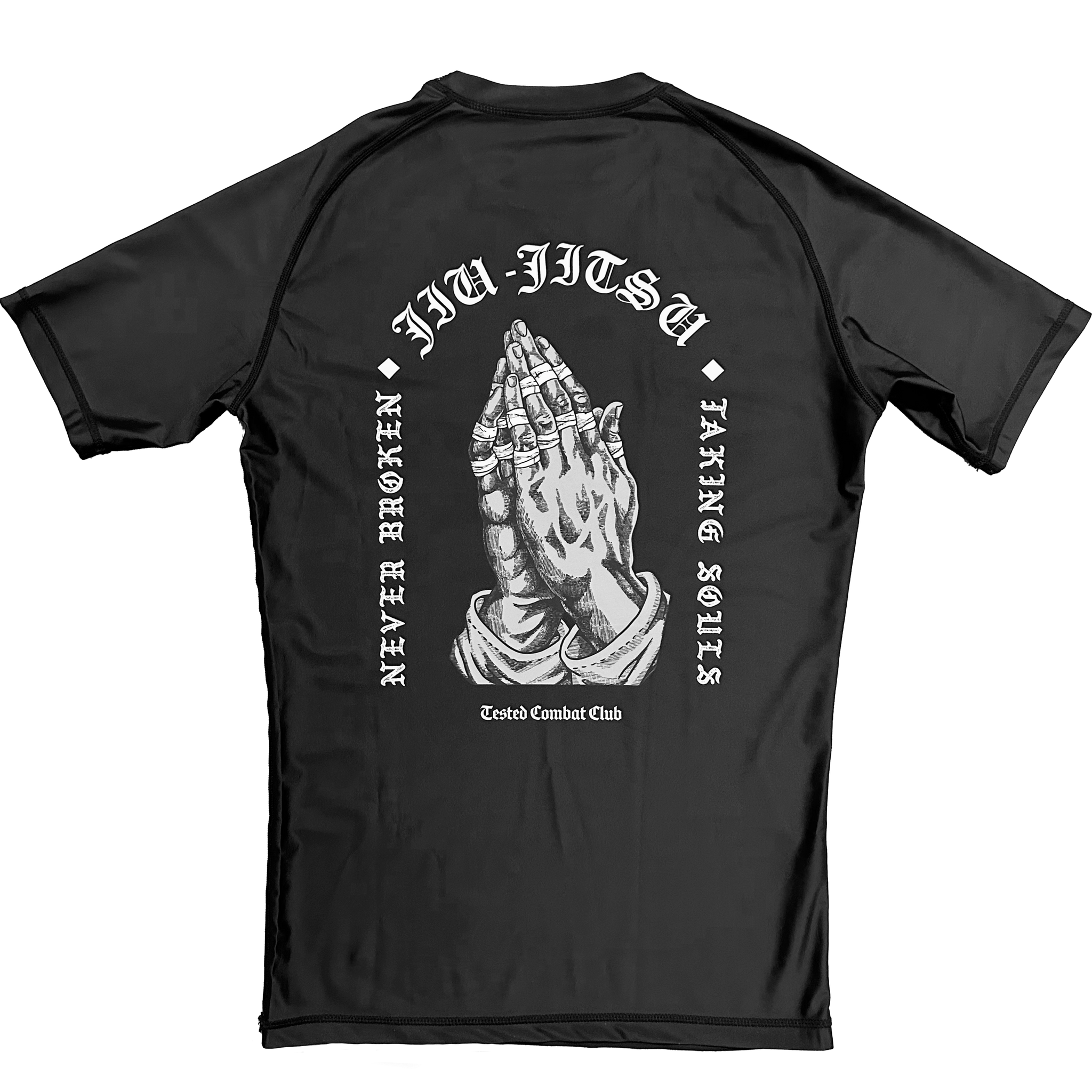 【新品未開封】PRAYING HANDS TEE // BLACK SCJ-Blessed-Black-T-Web-Mock-
