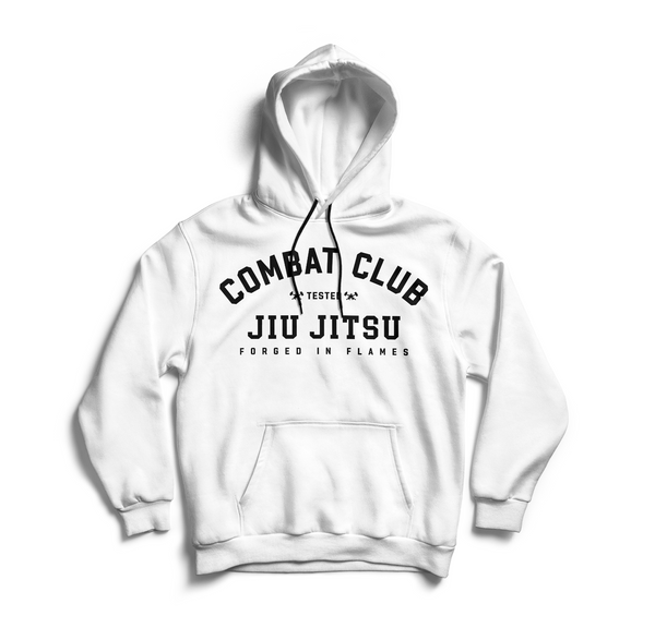 Combat Club French Terry Hoodie - White – Tested Combat Club
